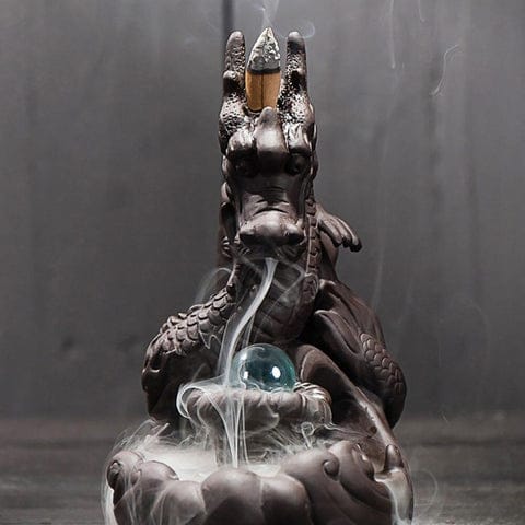 dragon incense cone burner