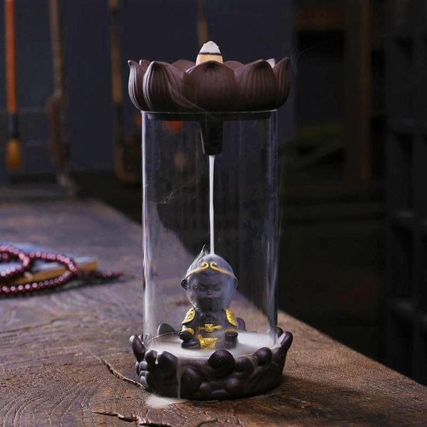little monk incense burner