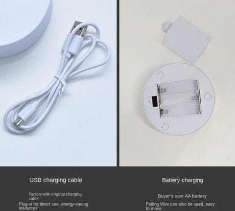 sand art led night lamp light