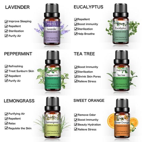 pure natural essential oils