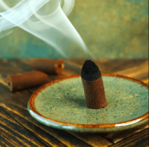 cone incense, incense cones, backflow cone incense