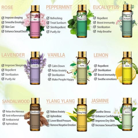 Natural Essential Oil Set