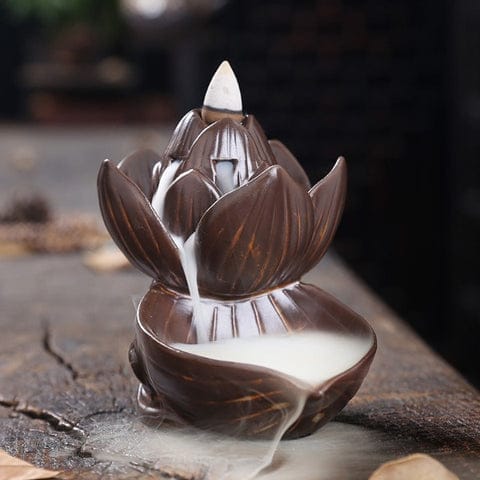 flower incense burner