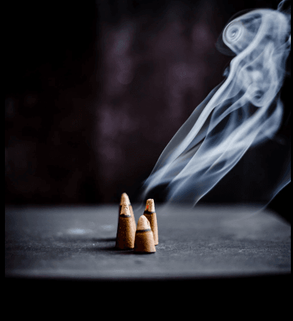 incense cones, cone incense, backflow incense cones
