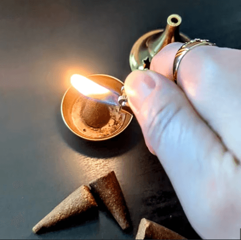 cone incense, incense cones, backflow cone incense