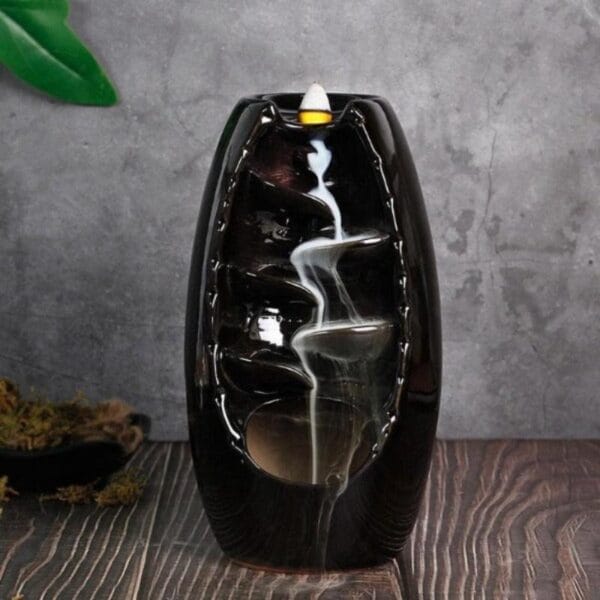 incense burners, waterfall incense burners, backflow incense burners, backdraft incense burners